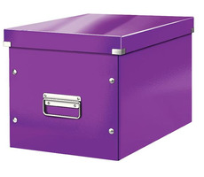 Leitz Click&Store Štvorcová krabica veľkosť L (A4) purpurová