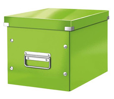 Leitz Click&amp;Store Štvorcová krabica veľkosť M (A5) zelená