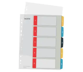 Leitz Cosy A4 Celoplastové registre popisovateľné na počítači 1-5 / dopredaj