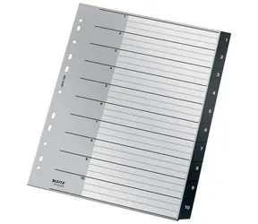 Leitz RECYCLE A4 Ekologické registre 1-10 / PP