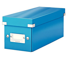 Leitz Click&amp;Store Krabica na CD modrá / 30 štandardných &amp; 60 úzkych &amp; 160 papierových obálkach