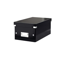 Leitz Click&amp;Store Krabica na DVD čierna / 20 štandardných &amp; 40 úzkych obalov