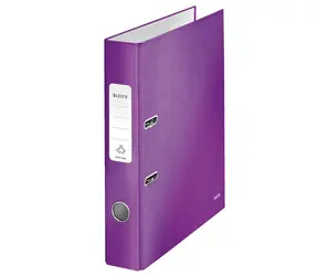 Leitz 180° WOW Polaminovaný pákový zakladač A4 50mm purpurová / až 350 listov A4