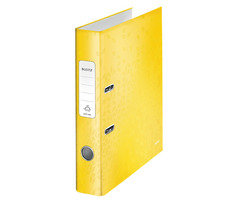 Leitz 180° WOW Polaminovaný pákový zakladač A4 50mm žltá / až 350 listov A4