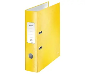Leitz 180° WOW Polaminovaný pákový zakladač A4 80mm žltá / až 600 listov A4