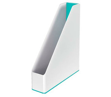 Leitz WOW Stojan na časopisy dvojfarebný bielo-ľadovo modrá