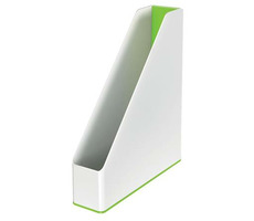 Leitz WOW Stojan na časopisy dvojfarebný bielo-zelená