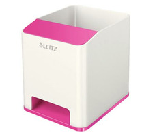 Leitz WOW Stojanček na ceruzky hudobné bielo-ružová