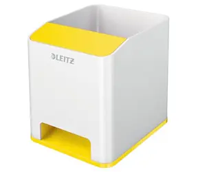 Leitz WOW Stojanček na ceruzky hudobné bielo-žltá