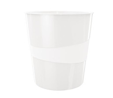 Leitz WOW Odpadkový kôš 15 l perleťová biela