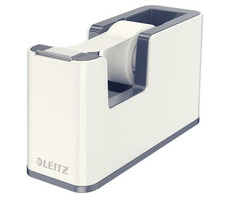 Leitz WOW Odvíjač pásky bielo-šedá / Na pásky do 19 mm x 33 m