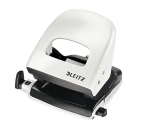 Leitz NeXXt 5008 Stolný dierovač perleťová biela / 3 mm / až 30 listov