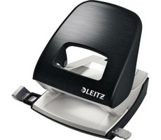 Leitz NeXXt STYLE 5006 Stolný dierovač saténovo čierna / 3 mm / až 30 listov