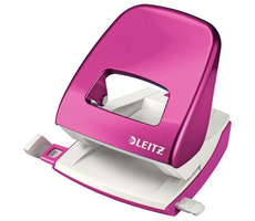 Leitz NeXXt WOW 5008 Stolný dierovač metalovo ružová / 3 mm / až 30 listov