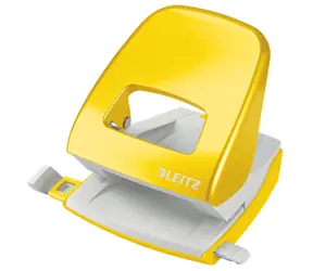 Leitz NeXXt WOW 5008 Stolný dierovač žltý / 3 mm / až 30 listov
