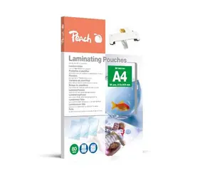 PEACH laminovacia fólia A4 (216x303mm) 80mic lesklé 25 ks