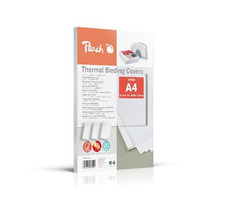 PEACH viazacia Thermal Binding Covers A4 1.5mm biele 20 ks