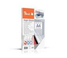 Peach viazacie predné dosky 250 gm2 A4 lesklé biela 100ks
