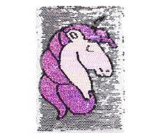BAAGL Notes flitrový Unicorn / 21×15x1.5 cm