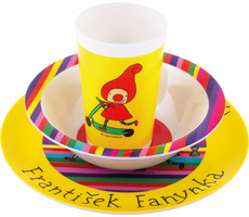 Presco Group Detský riad Kúzelná škôlka / tanier / miska / kelímok