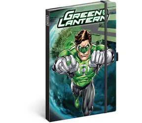 Presco Group Notes Green Lantern / linajkový / 13 × 21 cm