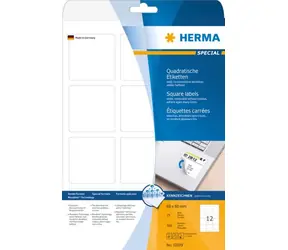 Herma etikety 60 x 60 mm A4 biela / 300 ks