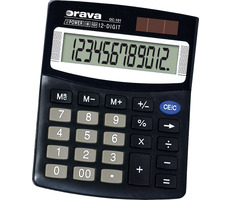 Orava DC-101 čierna / kalkulačka / 12 miestny displej