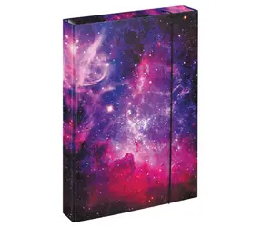 BAAGL Dosky na školské zošity A4 Jumbo Galaxy / 23x32x5 cm