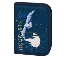 BAAGL Školský peračník klasik dve chlopne Harry Potter Bradavice / 15x20x3 cm