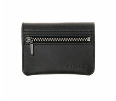 FIXED Tripple Wallet Kožená peňaženka z pravej hovädzej kože čierna