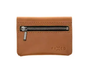 FIXED Tripple Wallet AirTag Kožená peňaženka z pravej hovädzej kože hnedá