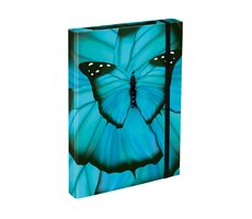 BAAGL Dosky na školské zošity A4 Butterfly / 23x32x3 cm