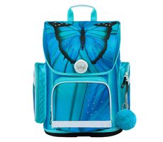 BAAGL Školská aktovka Ergo Butterfly / 19 l / vhodná pre 1. - 2. triedu