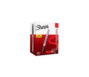 Sharpie Fine Popisovač permanentný s jemným guličkovým hrotom 0.9mm 36ks Čierny