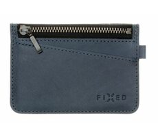 FIXED Coins Kožená peňaženka z pravej hovädzej kože modrá