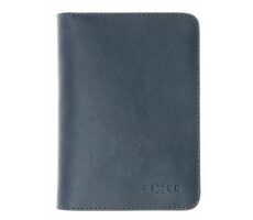 FIXED Passport Kožená peňaženka modrá / pravá hovädzia koža / veľkosť pása