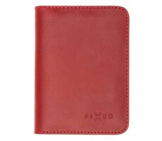 FIXED Wallet XL Kožená peňaženka z pravej hovädzej kože červená
