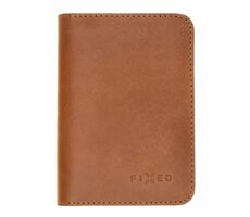 FIXED Wallet XL Kožená peňaženka z pravej hovädzej kože hnedá