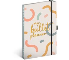Presco Group Týždenný nedatovaný diár My Bullet Planner / 13 × 21 cm / CZ/SK
