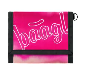 BAAGL Peňaženka Pink Stripes / 13 x 10 cm