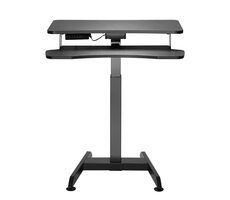 LogiLink EO0014 čierna / Stôl na prácu v stoji / výška 72 až 122 cm / plocha 800 x 400 cm / nosnosť 40 kg