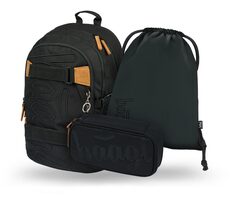 BAAGL SET 3 - Školský set Skate Darkness / batoh / peračník / sáčok