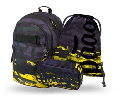 BAAGL SET 3 - Školský set Skate Dune / batoh / peračník / sáčok