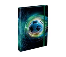 BAAGL Dosky na školské zošity A4 Futbal Lopta / 23x32x3 cm