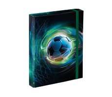BAAGL Dosky na školské zošity A5 Futbal Lopta / 23x17x3 cm