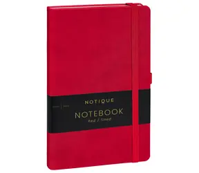 Presco Group Notes Červený / linajkový / 13 × 21 cm