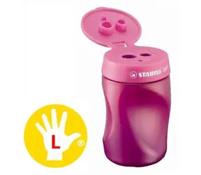 STABILO® EASYsharpener Orezávatko pre ľavákov ružové