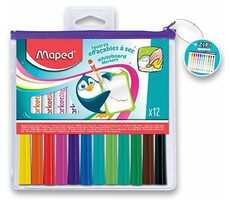Maped Popisovače na biele tabule WB Fun Colours 12 ks