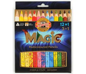KOH-I-NOOR Umelecké pastelky Magic 3408 - 12+1 ks