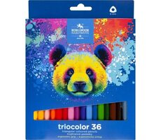 KOH-I-NOOR Trojhranné pastelky Triocolor 36ks Medveď